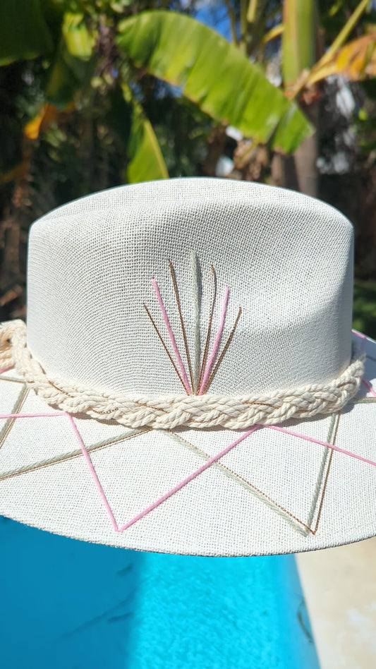 The Palmilla Blush | Luxury Handmade Straw Hat