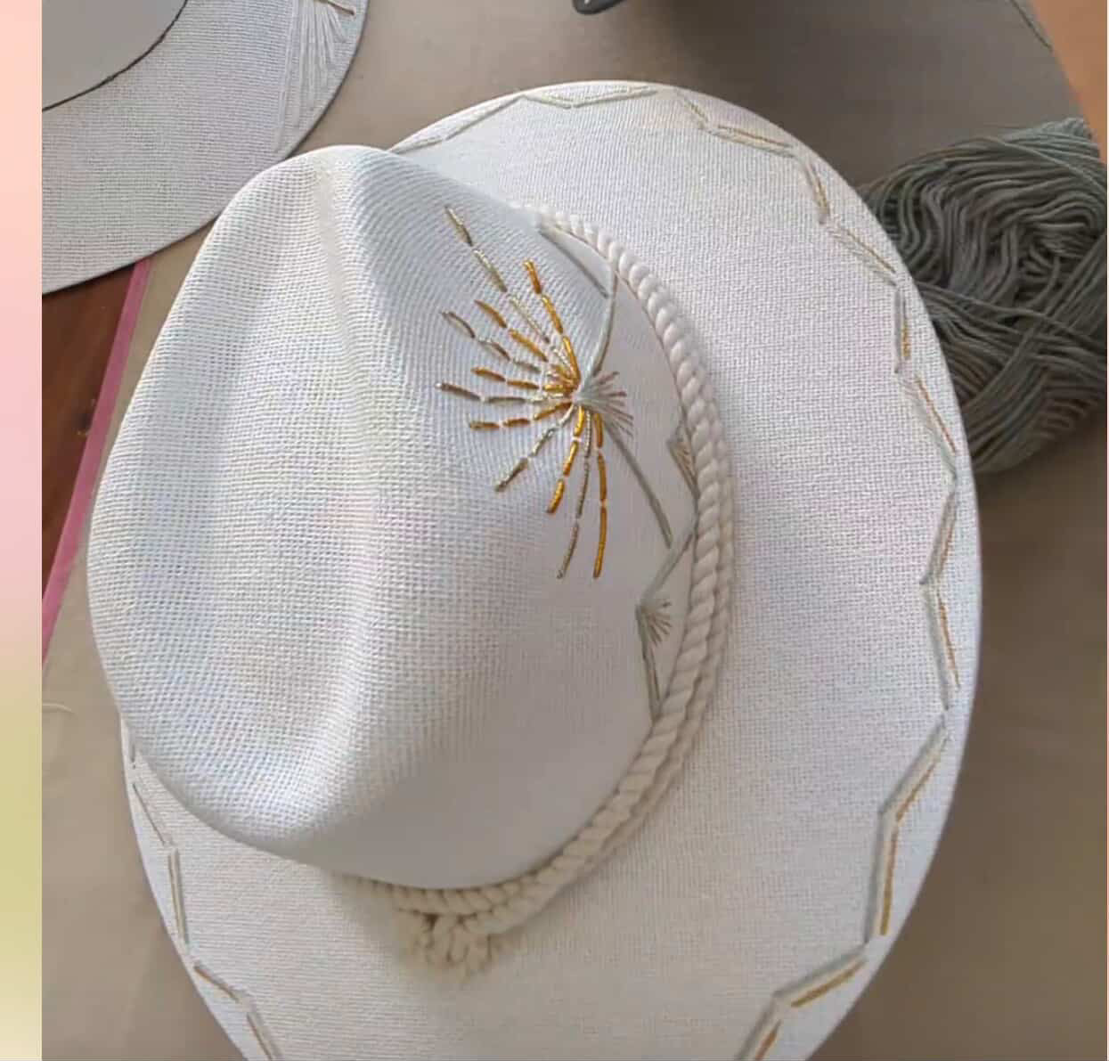 Pacific Palisades (White) | Luxury Handmade Straw Hat
