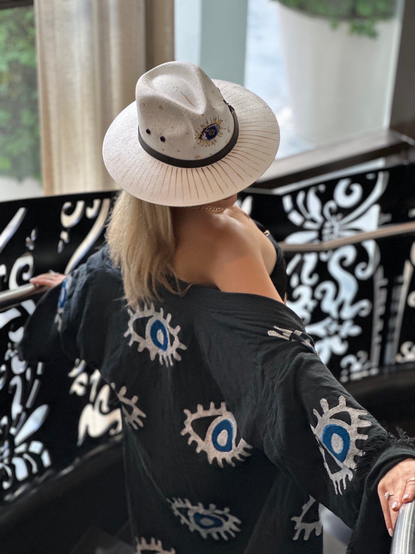 Nazar Black/Blue Robe