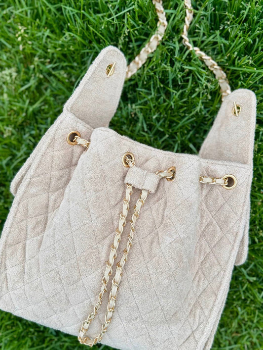 The Riviera Bucket Bag (Taupe)