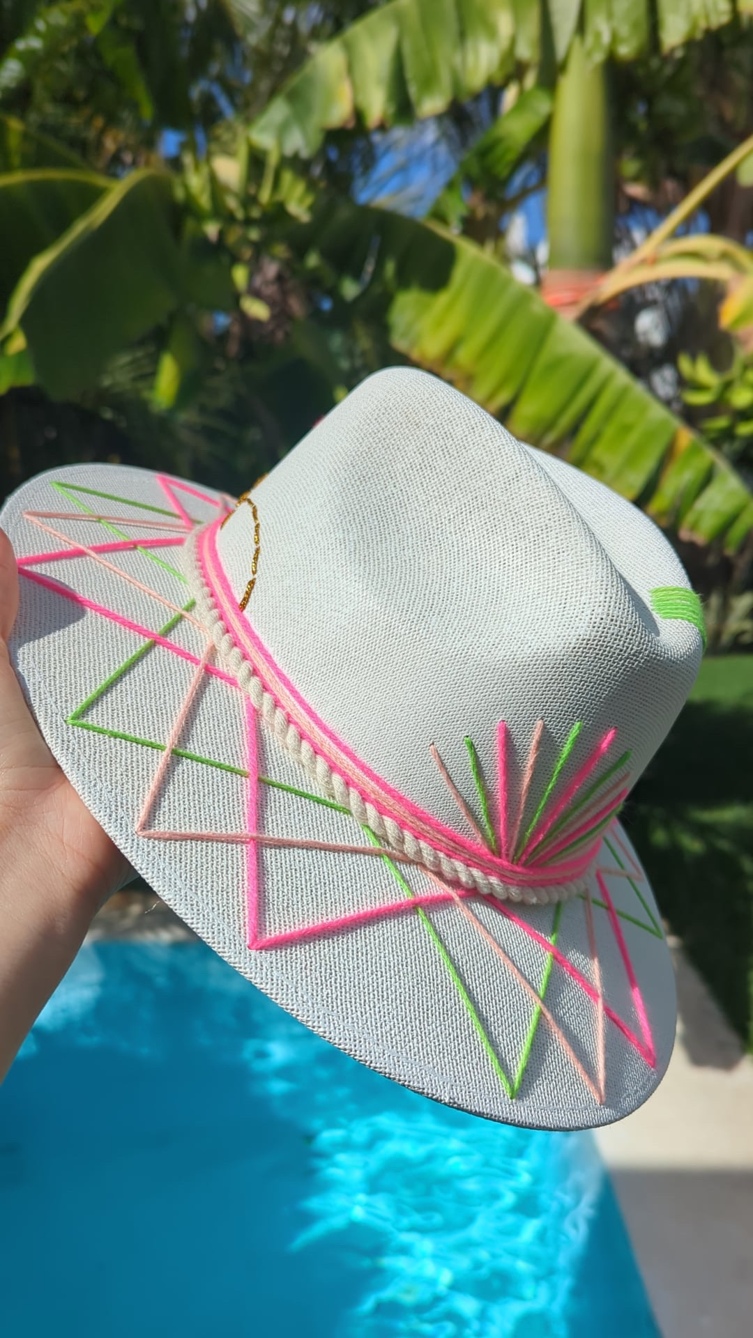 The Birdie Babe | Luxury Handmade Straw Hat