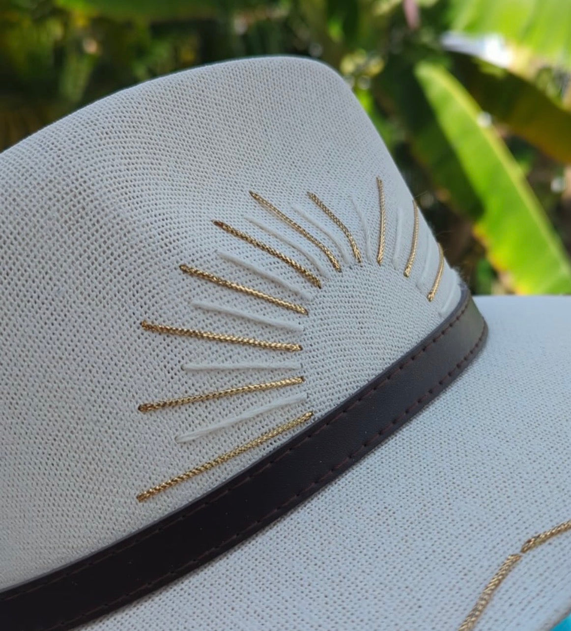 The Golden Sun | Luxury Handmade Straw Hat