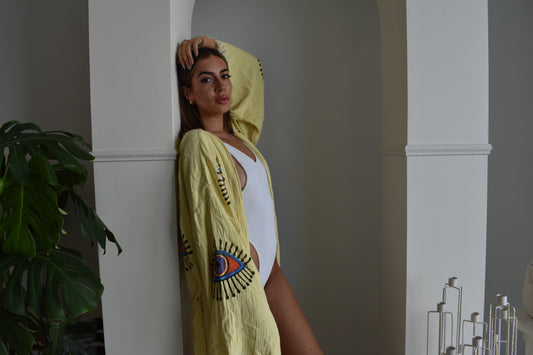 Nazar Robe in Yellow