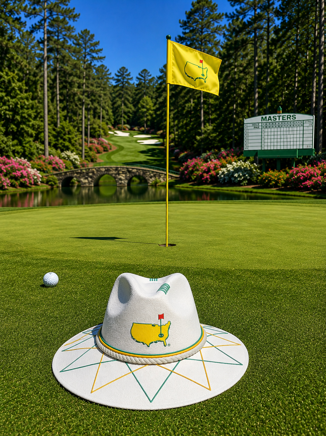 The Golfer re-edit (Pre-Order) | Luxury Handmade Straw Hat