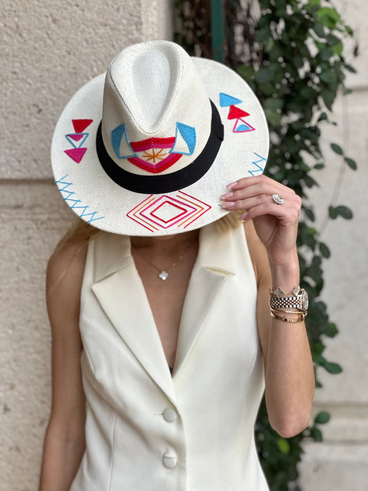 Rose Island Hat (Black Band)