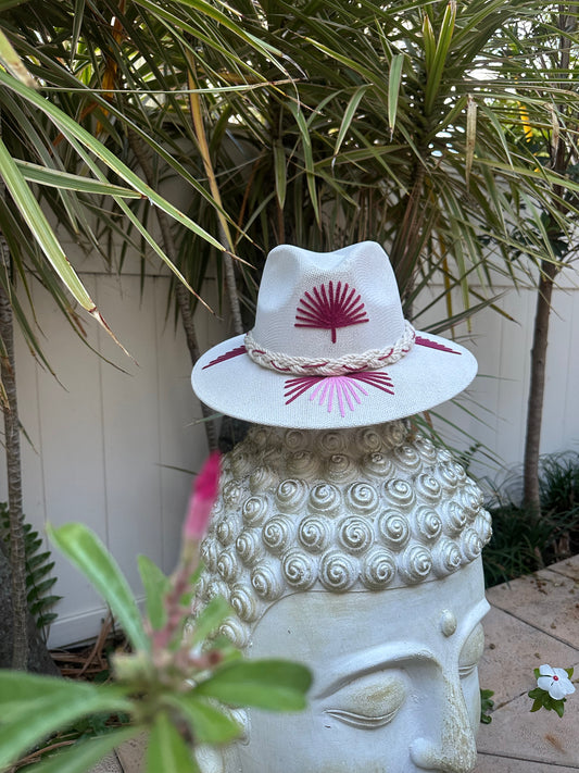 Bali 2.0 Mauve | Luxury Handmade Straw Hat