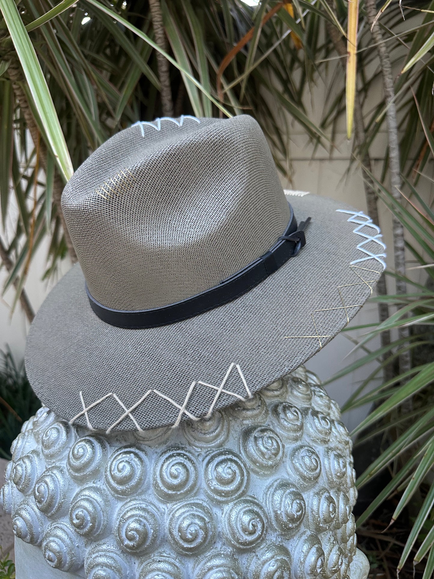 Monaco 2.0 Taupe | Luxury Handmade Straw Hat