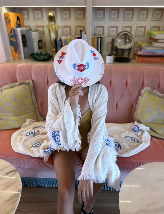 Rose Island Hat (White Band)