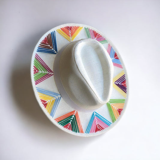 Tulum - White with White Band