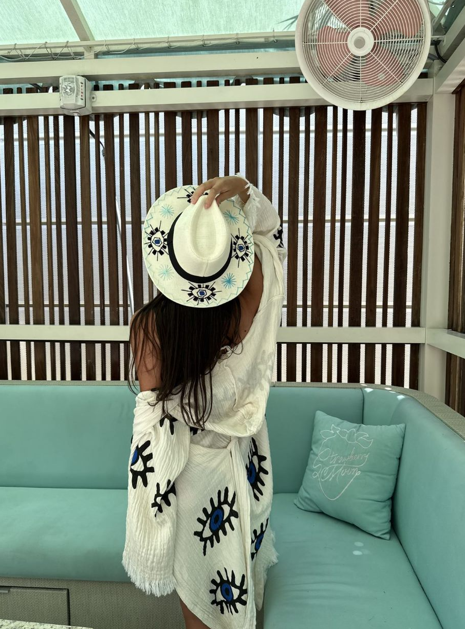 Nazar Mavi Robe (hooded)