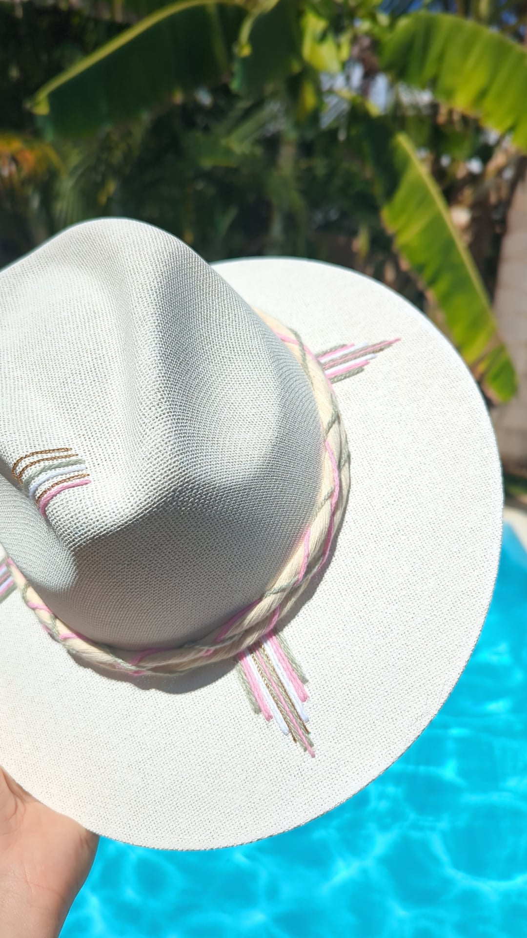 The Blush Bay  | Luxury Handmade Straw Hat (Copy)