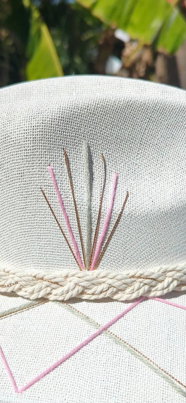 The Palmilla Blush  | Luxury Handmade Straw Hat