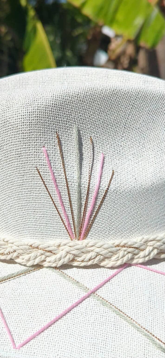 The Palmilla Blush  | Luxury Handmade Straw Hat