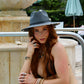 Monaco 2.0 Grey | Luxury Handmade Straw Hat