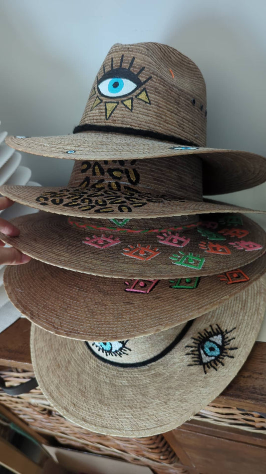Custom Luxury Straw Hat | Personalized Handmade Campelle Hat