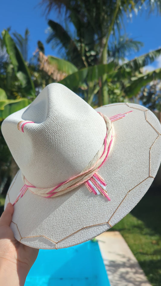 The Harbour Rose | Luxury Handmade Straw Hat