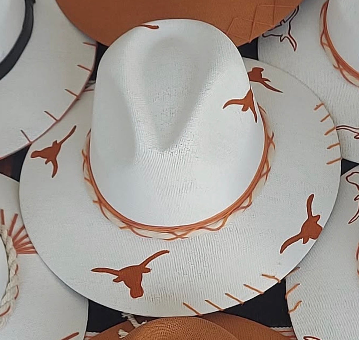 Hook ‘em Horns 2 | Luxury Handmade Straw Hat