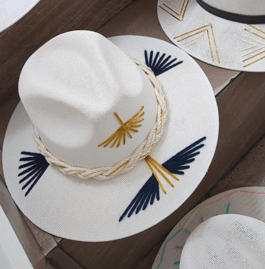 Tahiti Dawn | Luxury Handmade Straw Hat