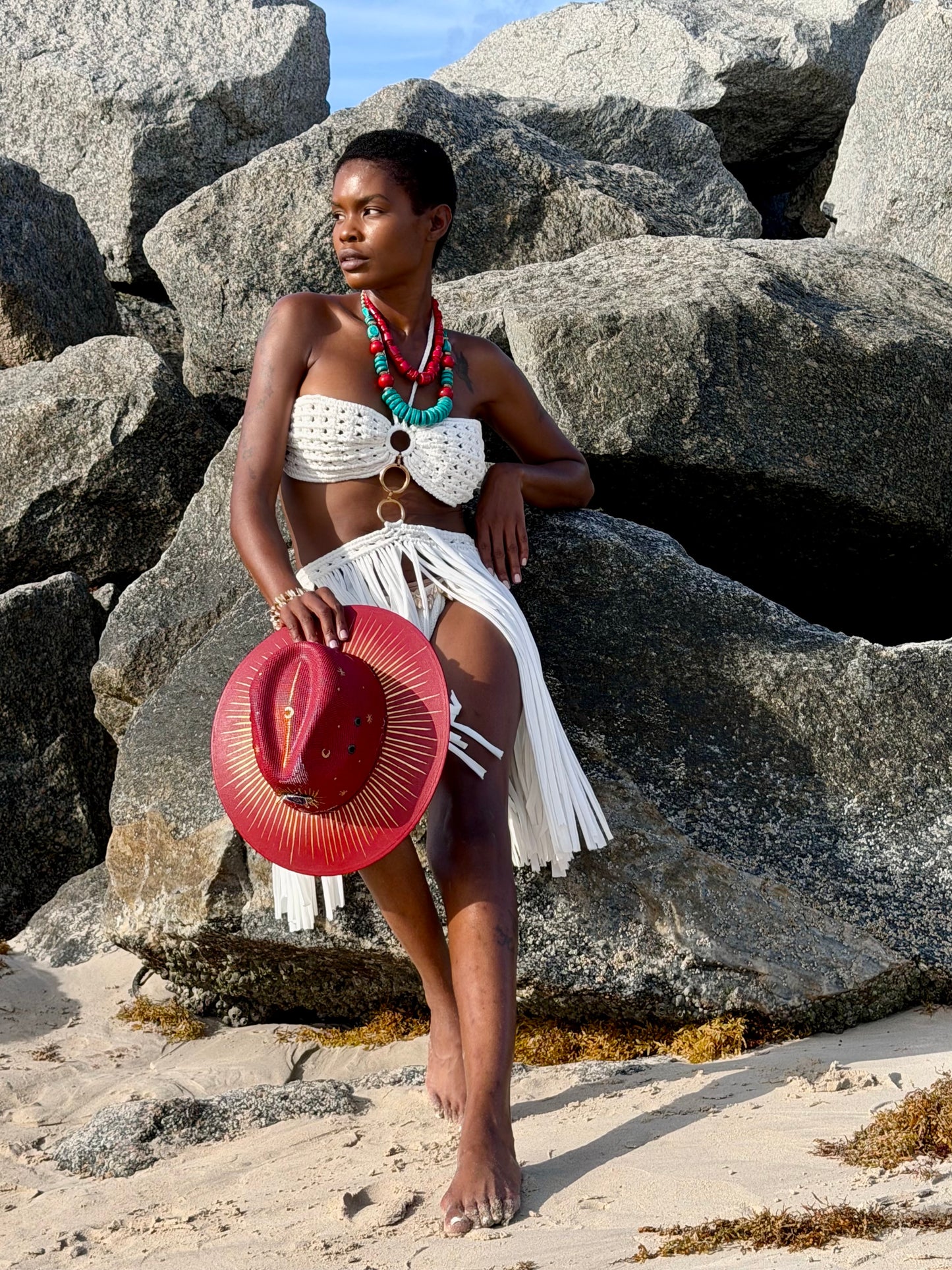 Cabo Red | Luxury Handmade Straw Hat