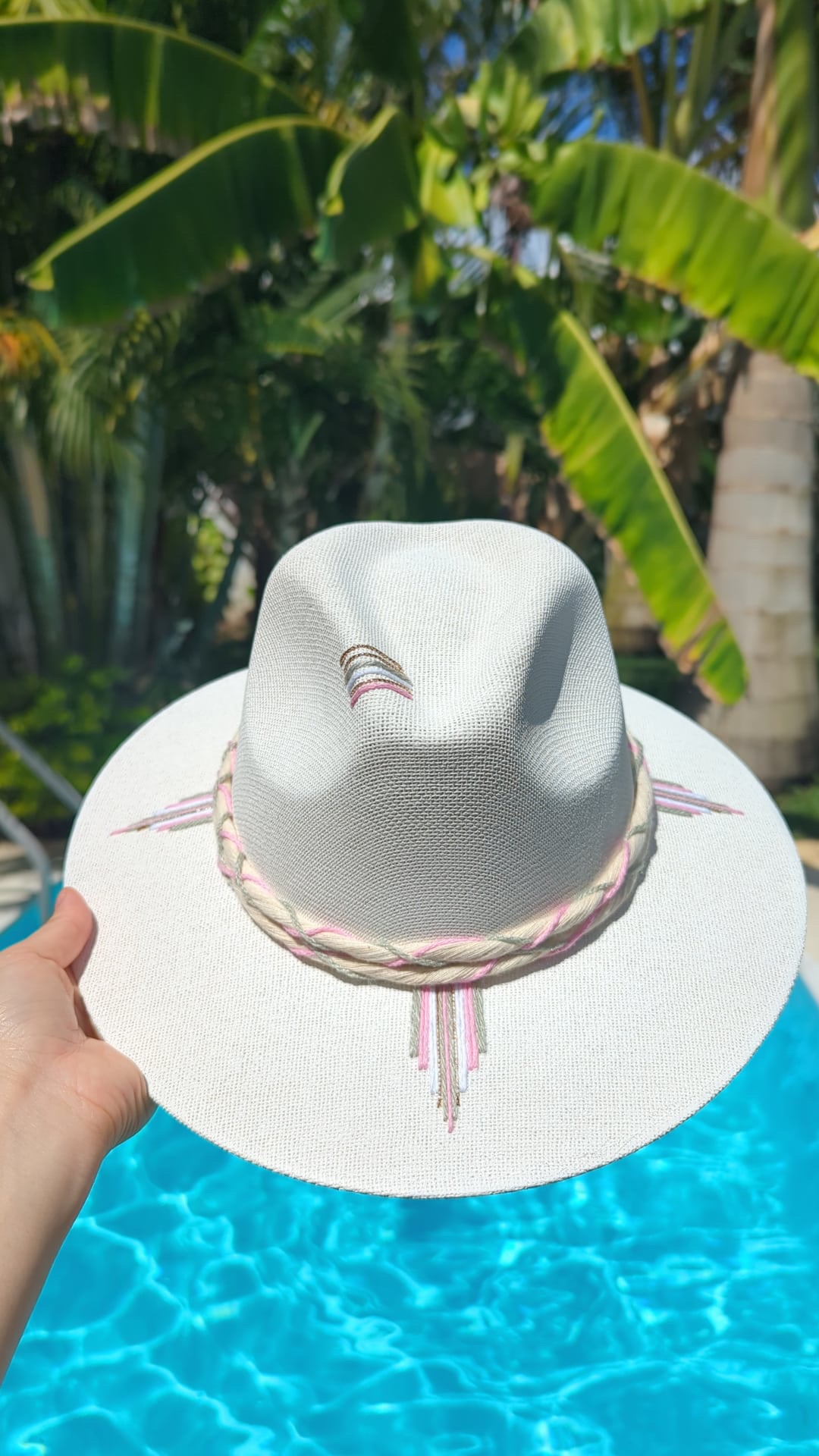 The Blush Bay  | Luxury Handmade Straw Hat (Copy)