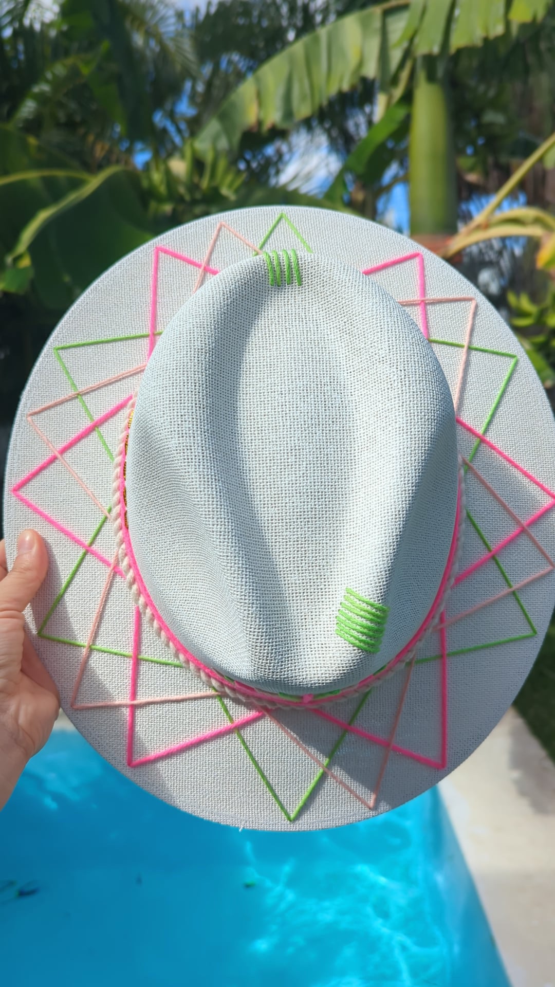 The Birdie Babe | Luxury Handmade Straw Hat