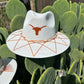 Hook ‘em Horns 3 | Luxury Handmade Straw Hat