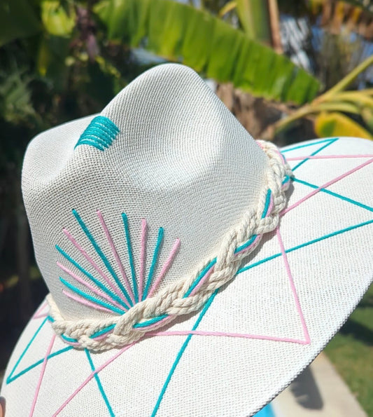Rosé Fairway | Luxury Handmade Straw Hat