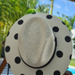 The Portofino Dot | Luxury Handmade Straw Hat