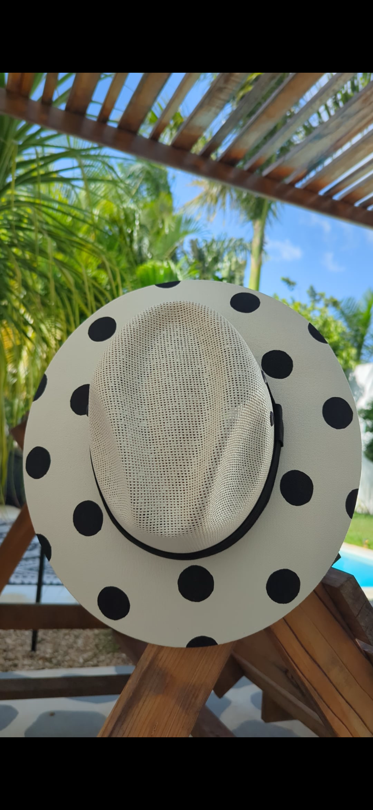 The Portofino Dot | Luxury Handmade Straw Hat