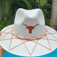 Hook ‘em Horns 3 | Luxury Handmade Straw Hat