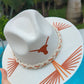 Hook ‘em Horns 2 | Luxury Handmade Straw Hat