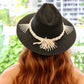 The Barthelemy Noir | Luxury Handmade Straw Hat
