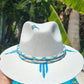 The Azure Coast | Luxury Handmade Straw Hat