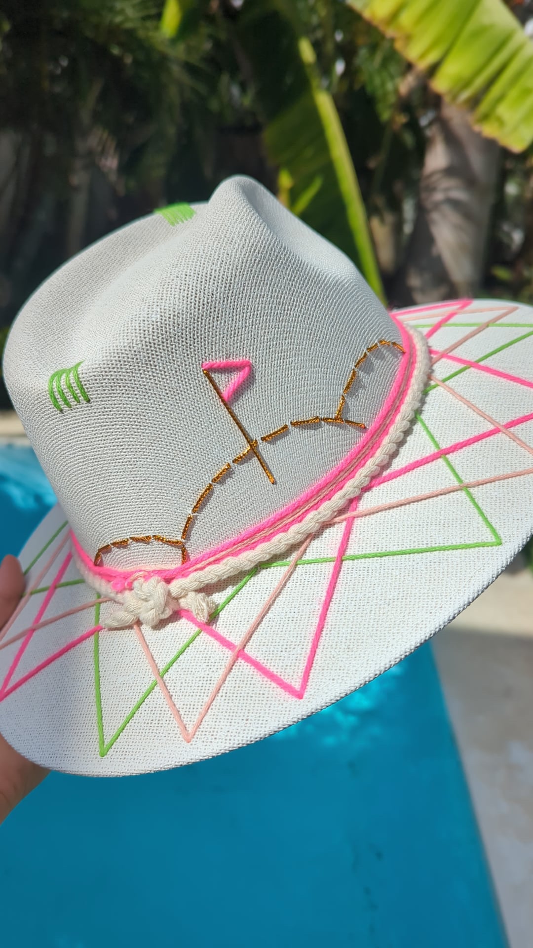 The Birdie Babe | Luxury Handmade Straw Hat