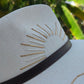 The Golden Sun  | Luxury Handmade Straw Hat