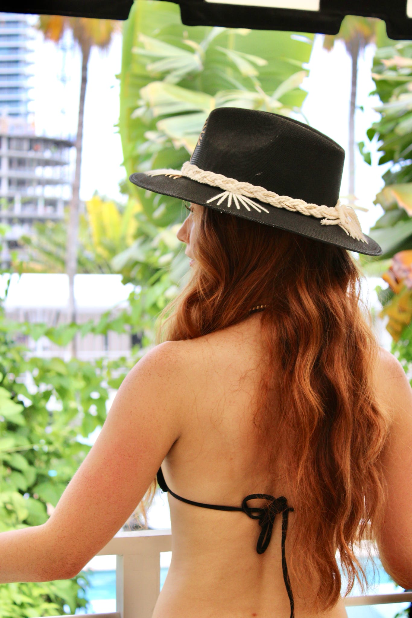 The Barthelemy Noir | Luxury Handmade Straw Hat