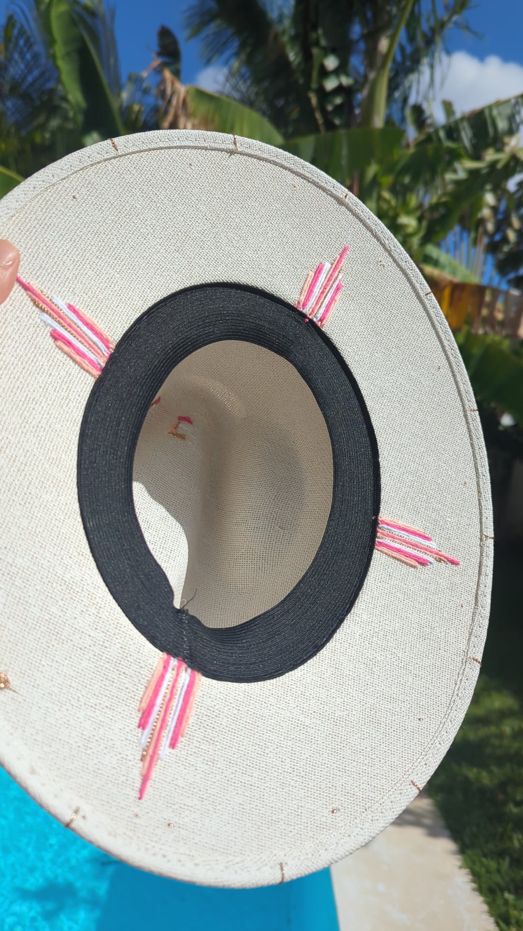 The Harbour Rose | Luxury Handmade Straw Hat