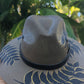 The Harbour Island Noir | Luxury Handmade Straw Hat
