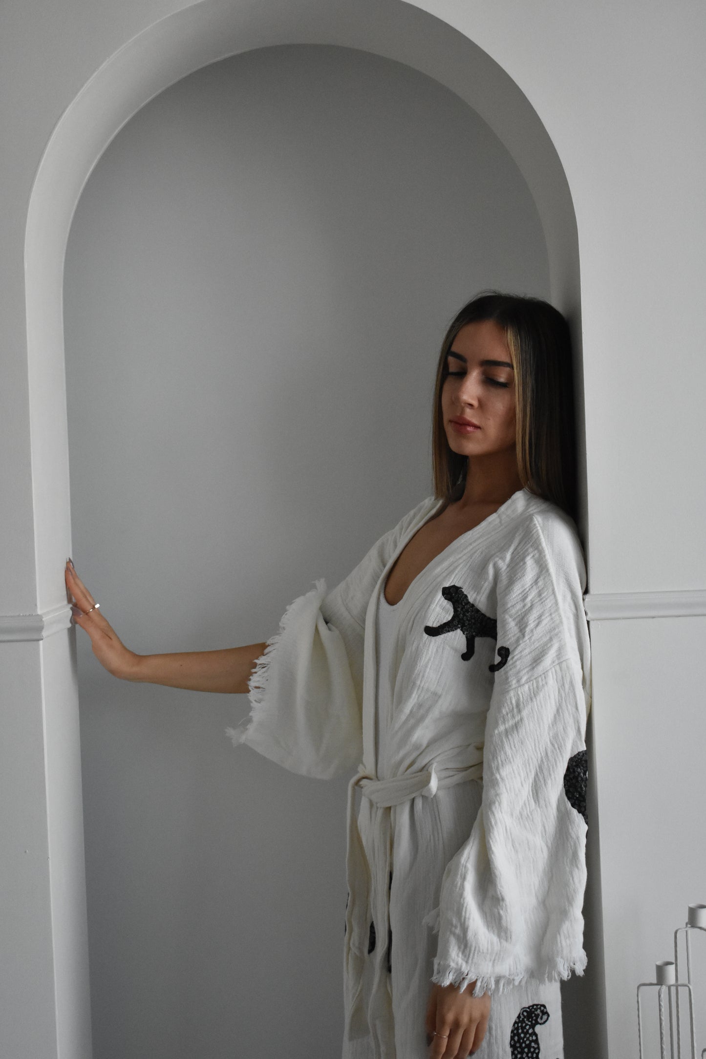 Nazar Cheetah Black Robe