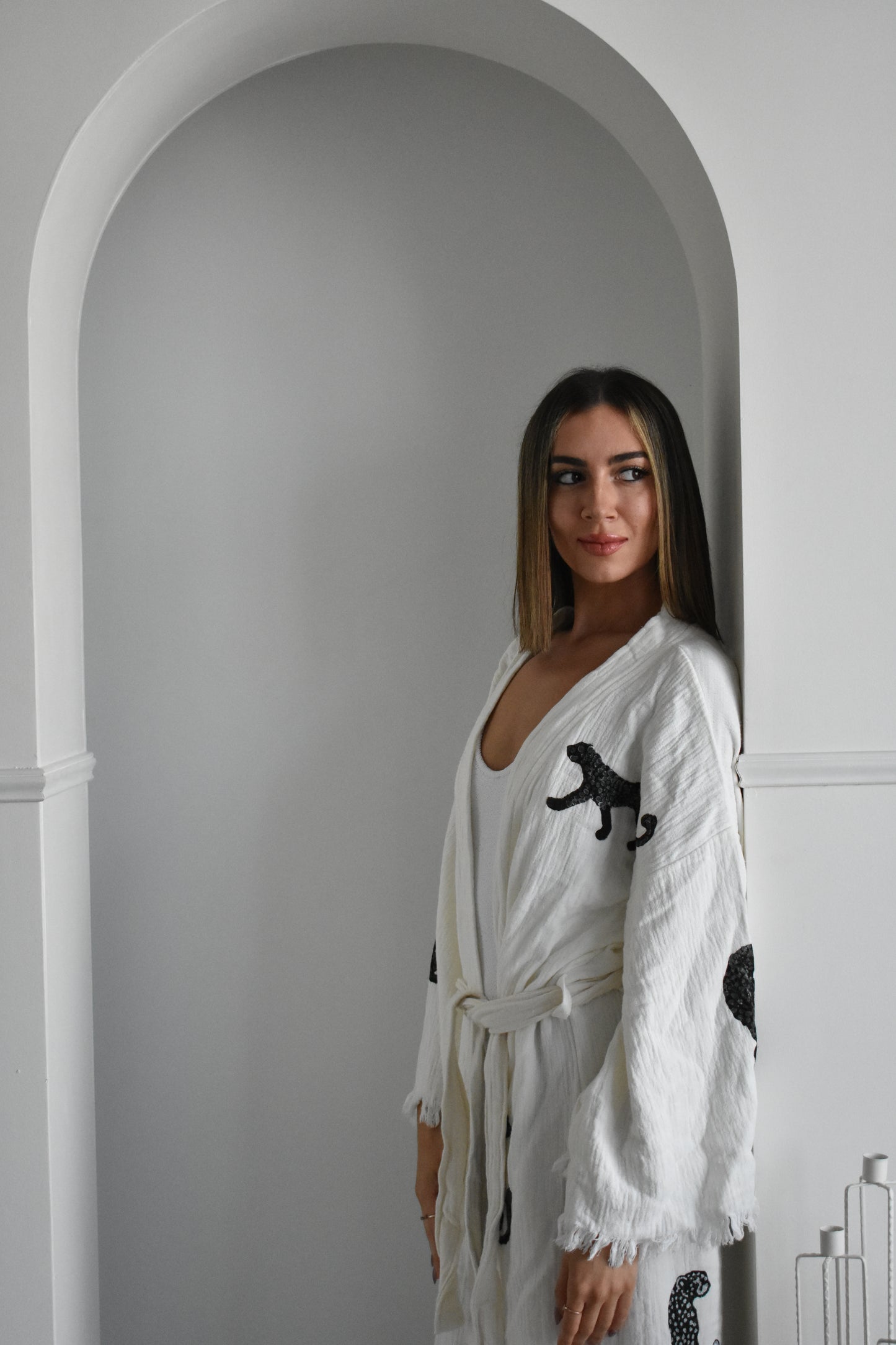 Nazar Cheetah Black Robe