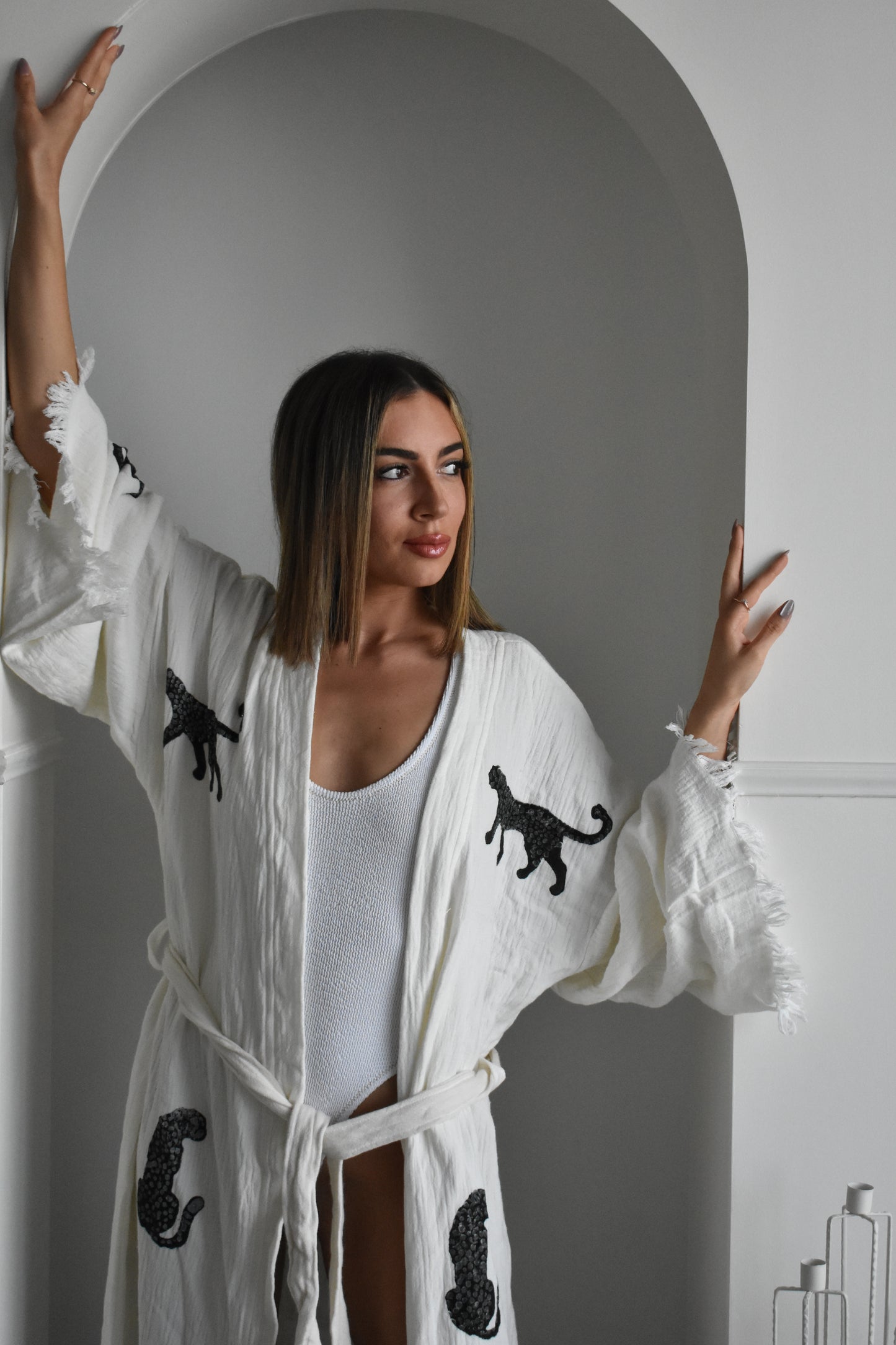 Nazar Cheetah Black Robe