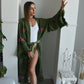 Nazar Robe in Forest Green