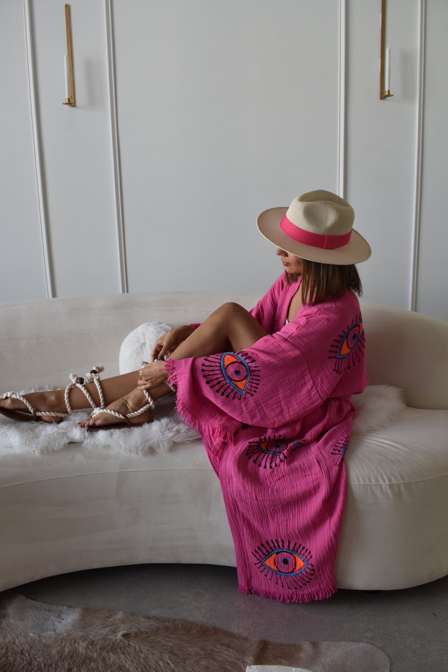 Nazar Pink Robe