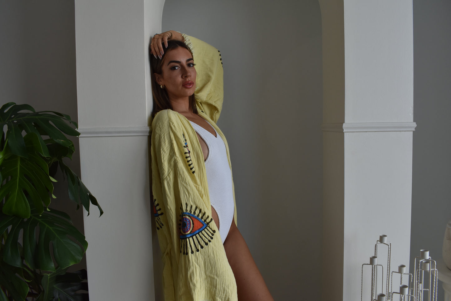 Nazar Robe in Yellow