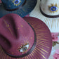 Cabo Burgundy | Luxury Handmade Straw Hat