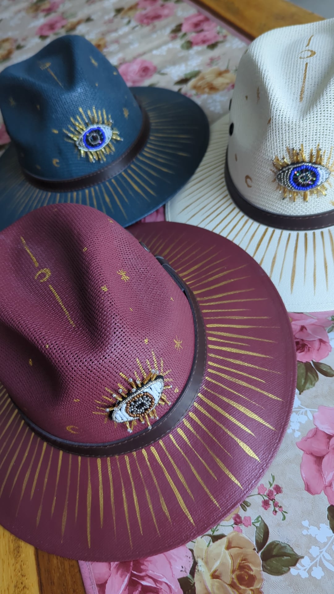 Cabo Burgundy | Luxury Handmade Straw Hat
