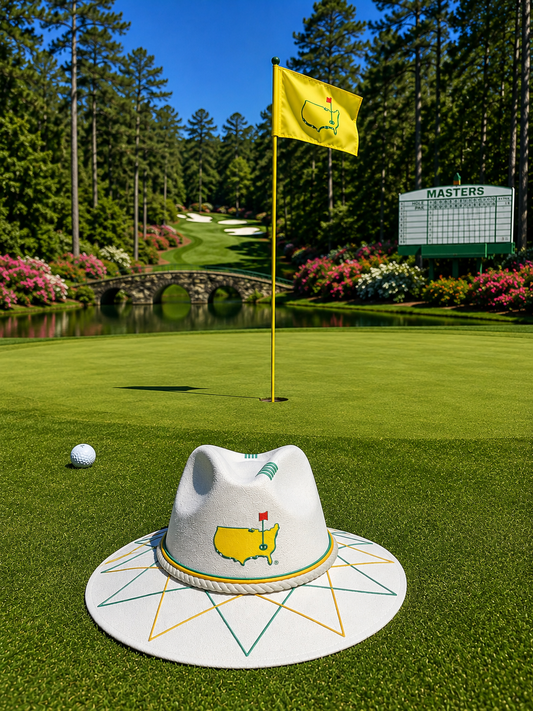The Golfer re-edit (Pre-Order) | Luxury Handmade Straw Hat