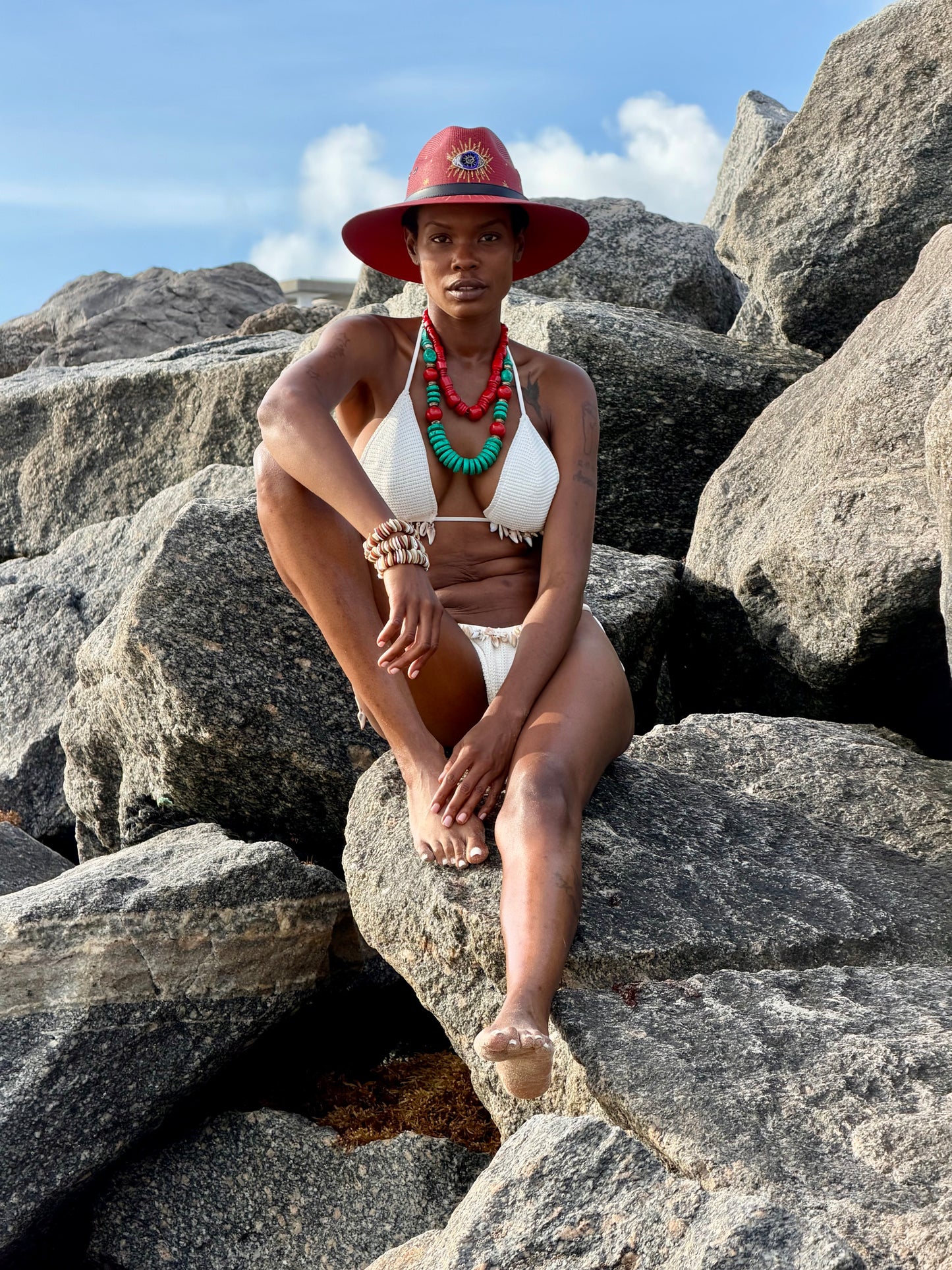 Cabo Red | Luxury Handmade Straw Hat