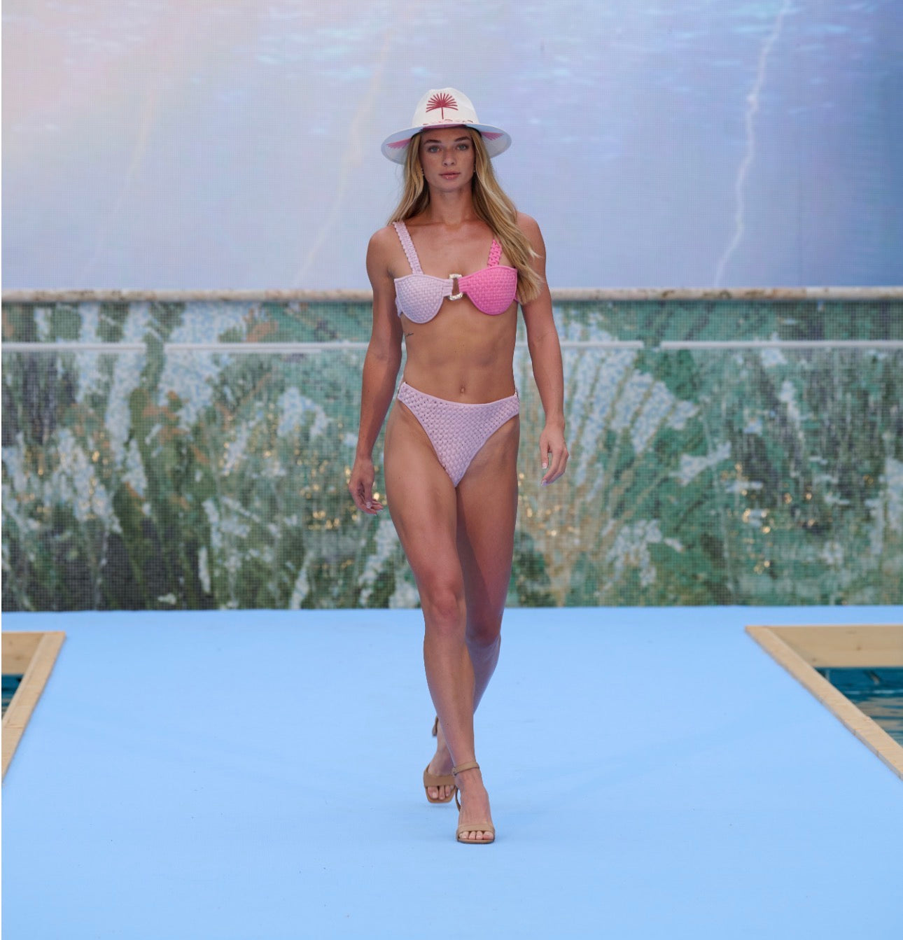 Bali 2.0 Mauve | Luxury Handmade Straw Hat