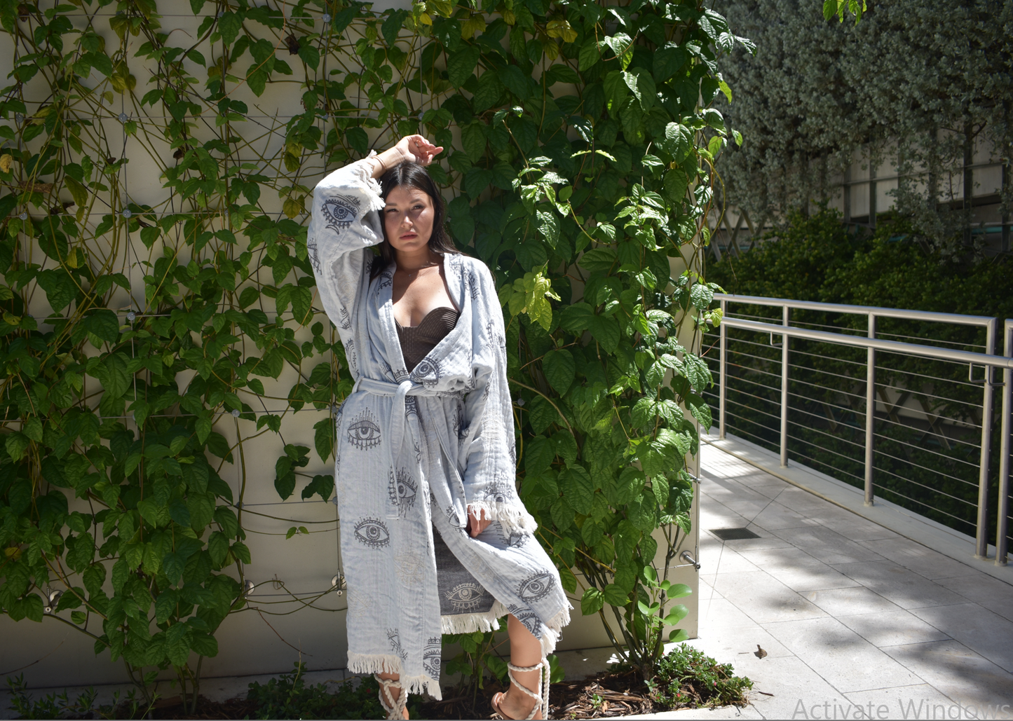 Nazar Gray Robe